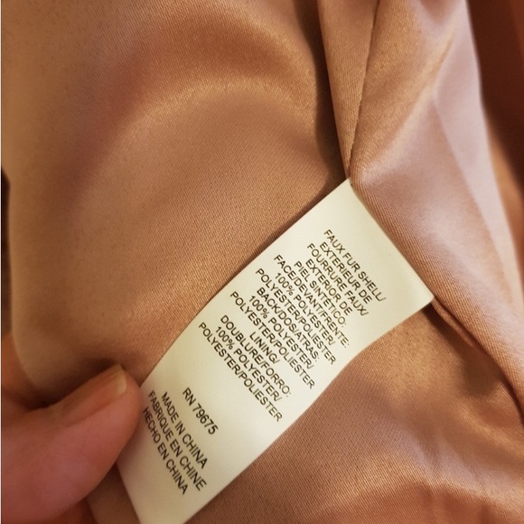 LUCKY BRAND - Faux-Fur Teddy Coat - Size Small - Picture 4 of 5